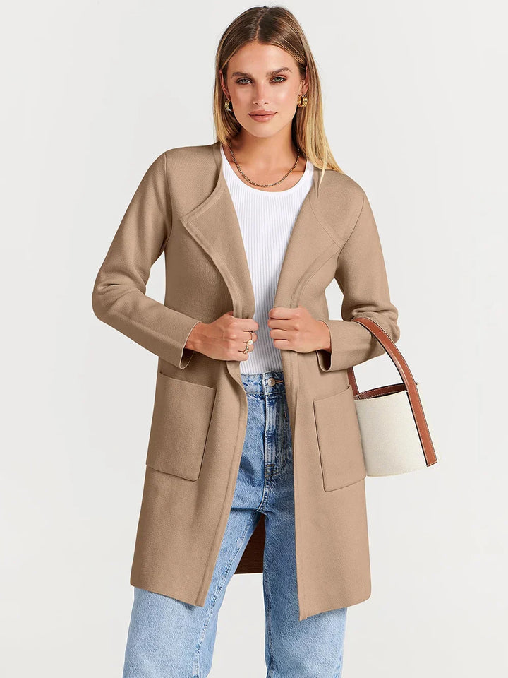 Bernadette - Lapel Classy Coatigan