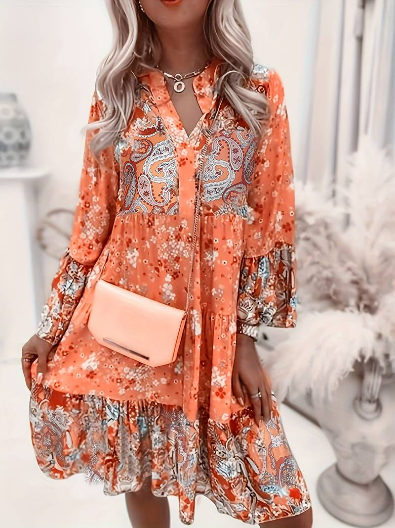 Mira - Floral Print Dress