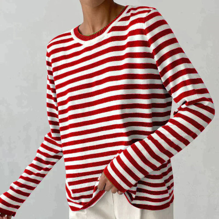 Eirian - Elegant striped T-shirt