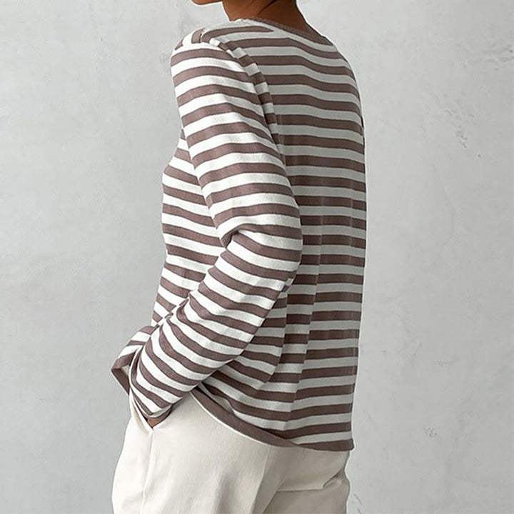 Eirian - Elegant striped T-shirt