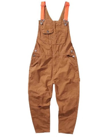 Leslie - Women's canvas dungarees with a relaxed fit