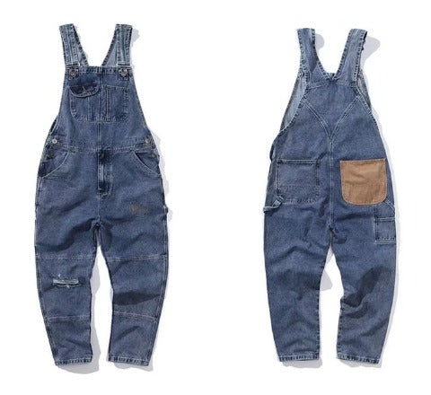 Leslie - Women's canvas dungarees with a relaxed fit