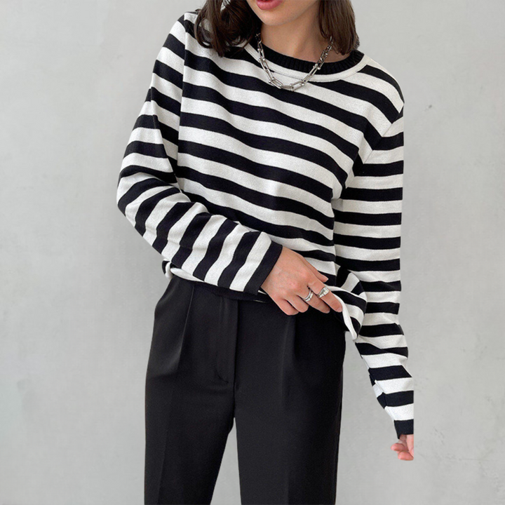 Eirian - Elegant striped T-shirt