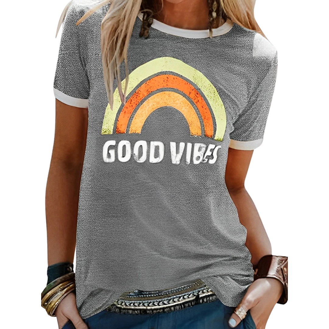 Grace - Spread positivity with our Good Vibes Shirt