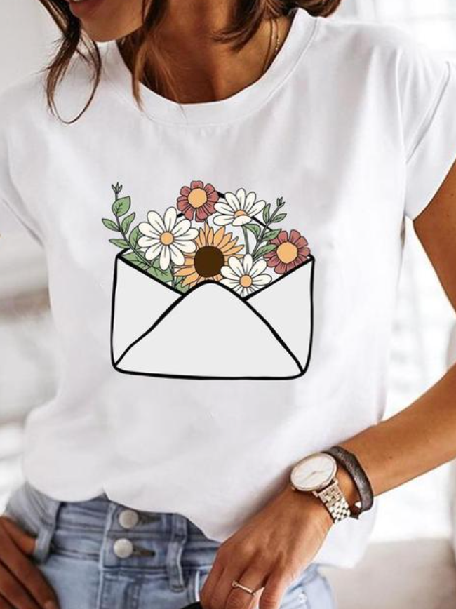 Courtney™ - Super-stylish t-shirt with extravagant summer designs