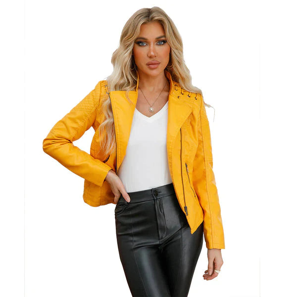 SvelteStyle™ | Slim Leather Jackets For Women