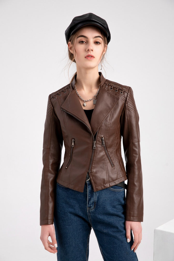 SvelteStyle™ | Slim Leather Jackets For Women