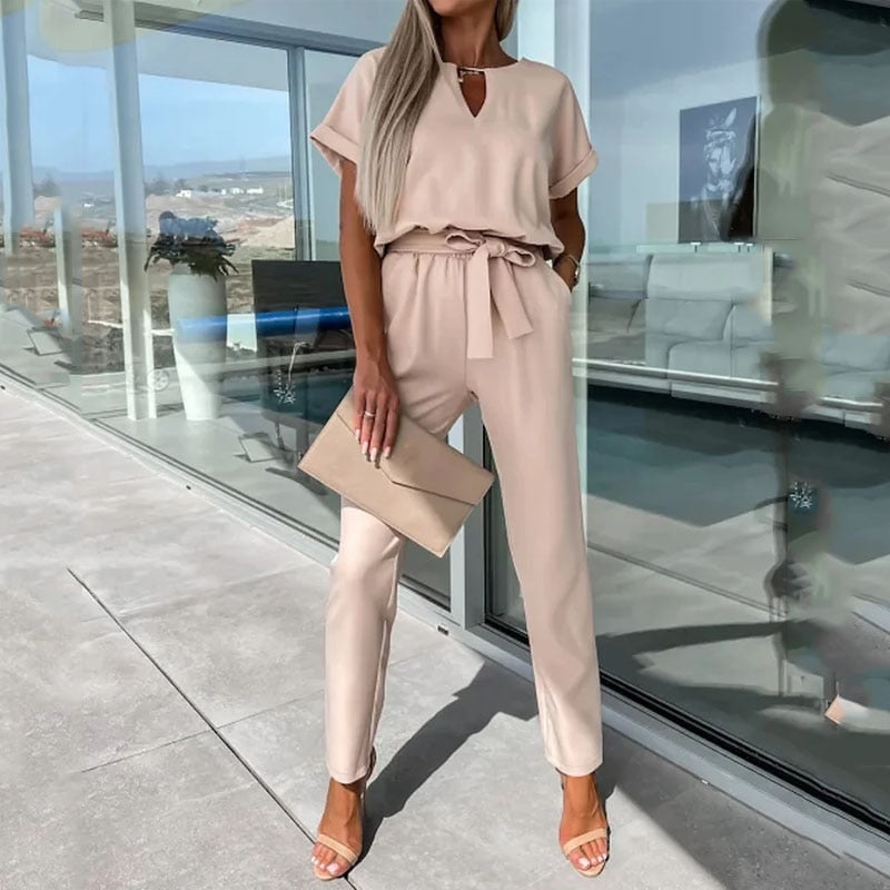 Ella - short-sleeved jumpsuit