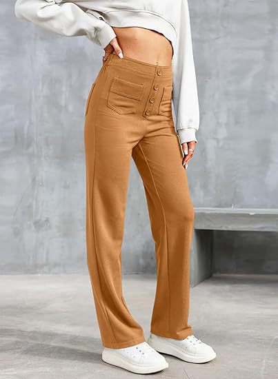 Frankie - High-waisted elastic leisure pants