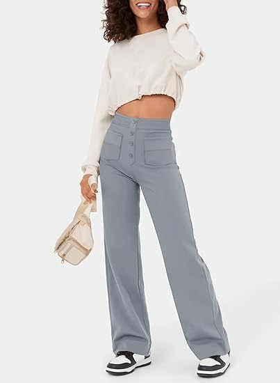 Frankie - High-waisted elastic leisure pants