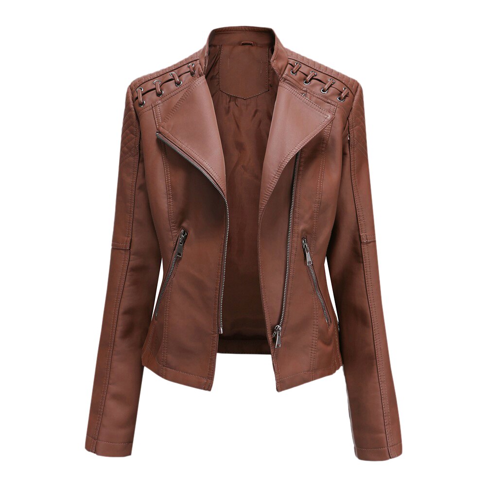 SvelteStyle™ | Slim Leather Jackets For Women